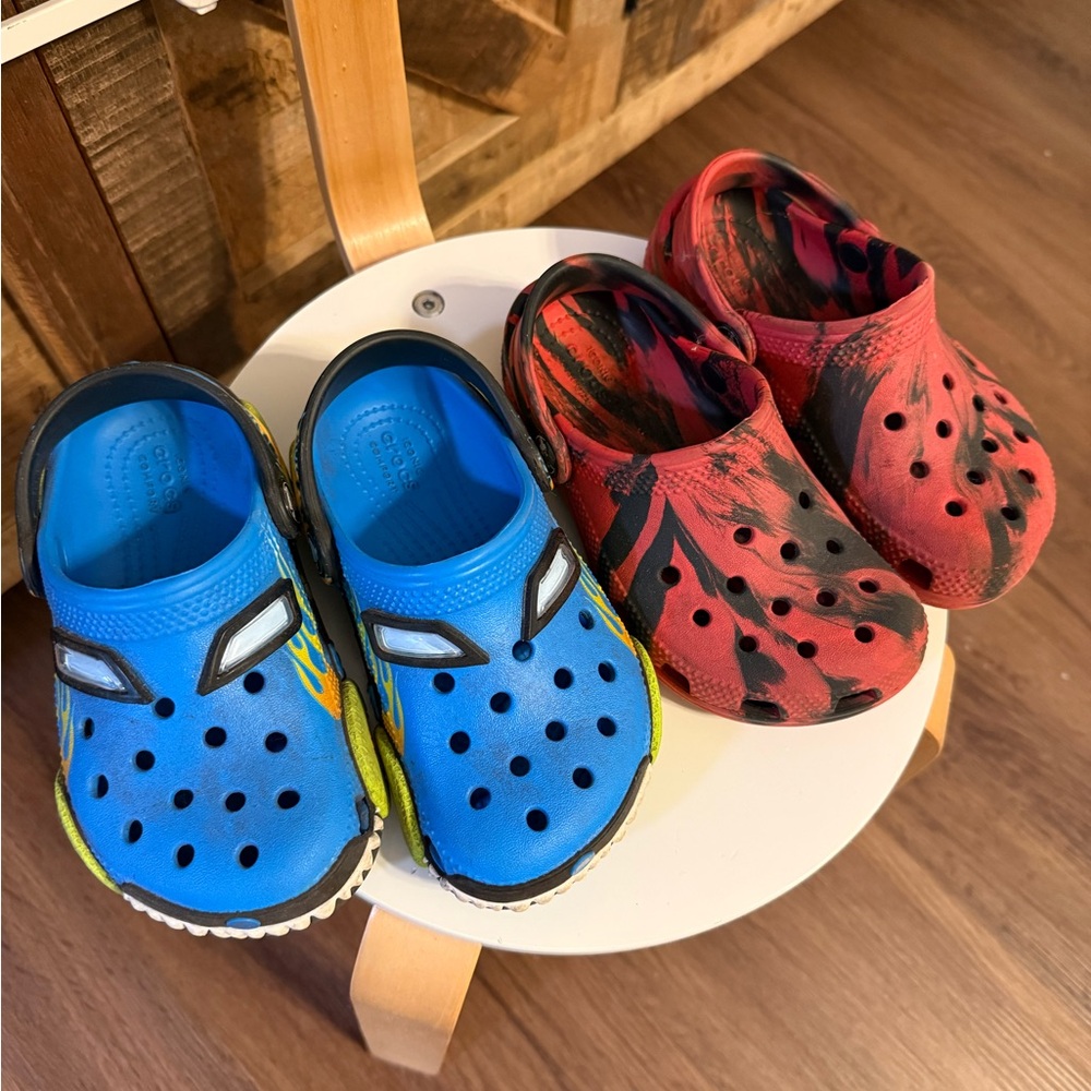 CROCS Hot Wheels and Marble Sandals